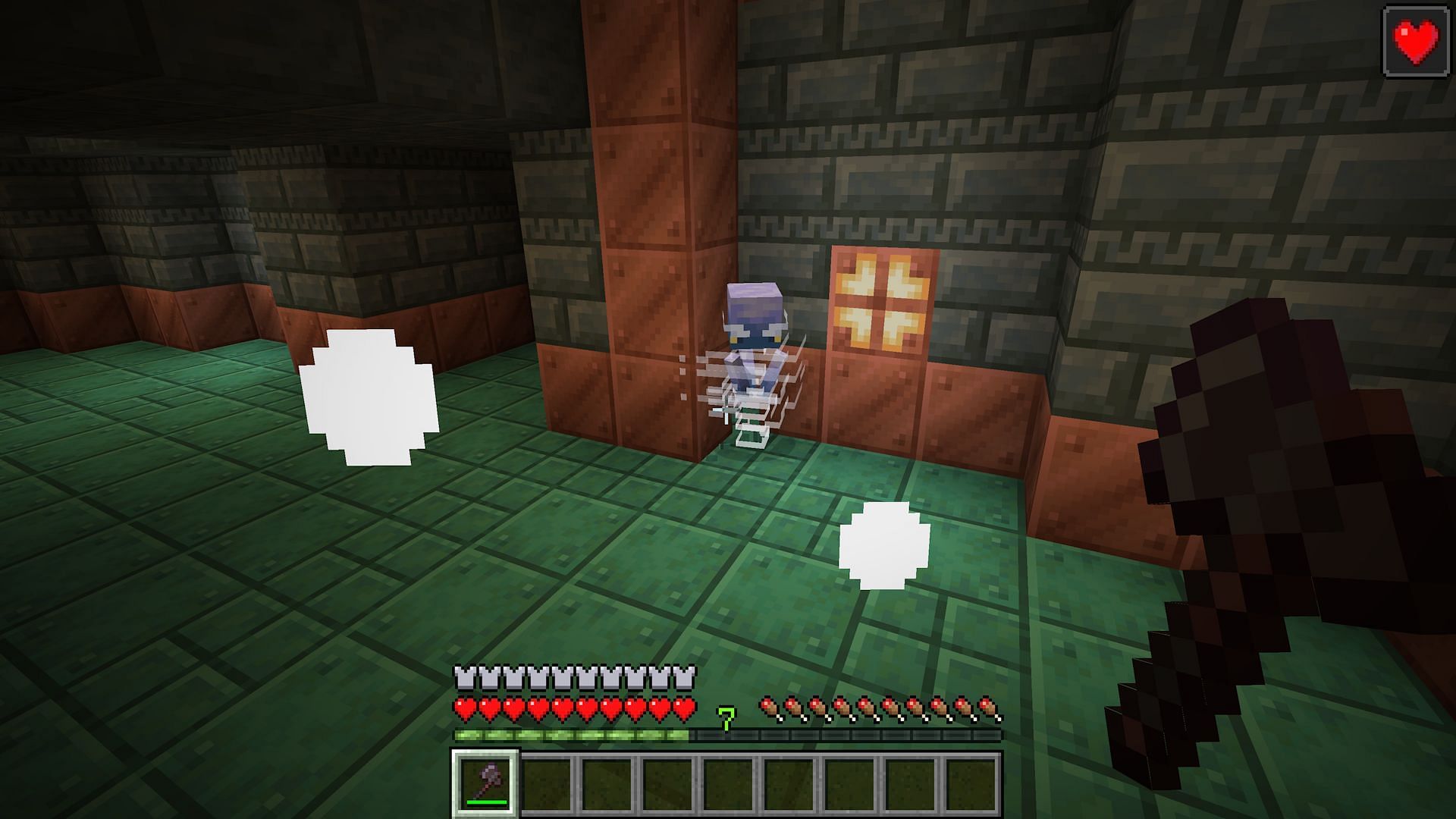 Fighting a breeze in a trial chamber (Image via Mojang)