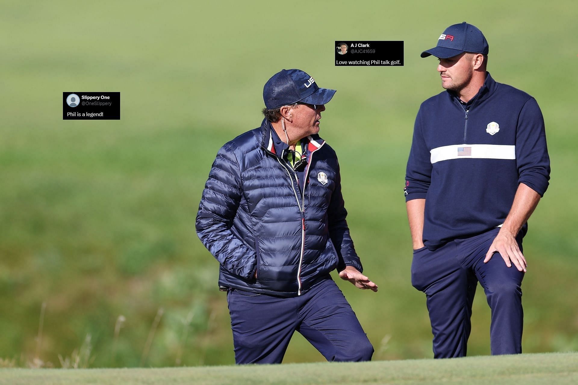 Phil Mickelson and Bryson DeChambeau