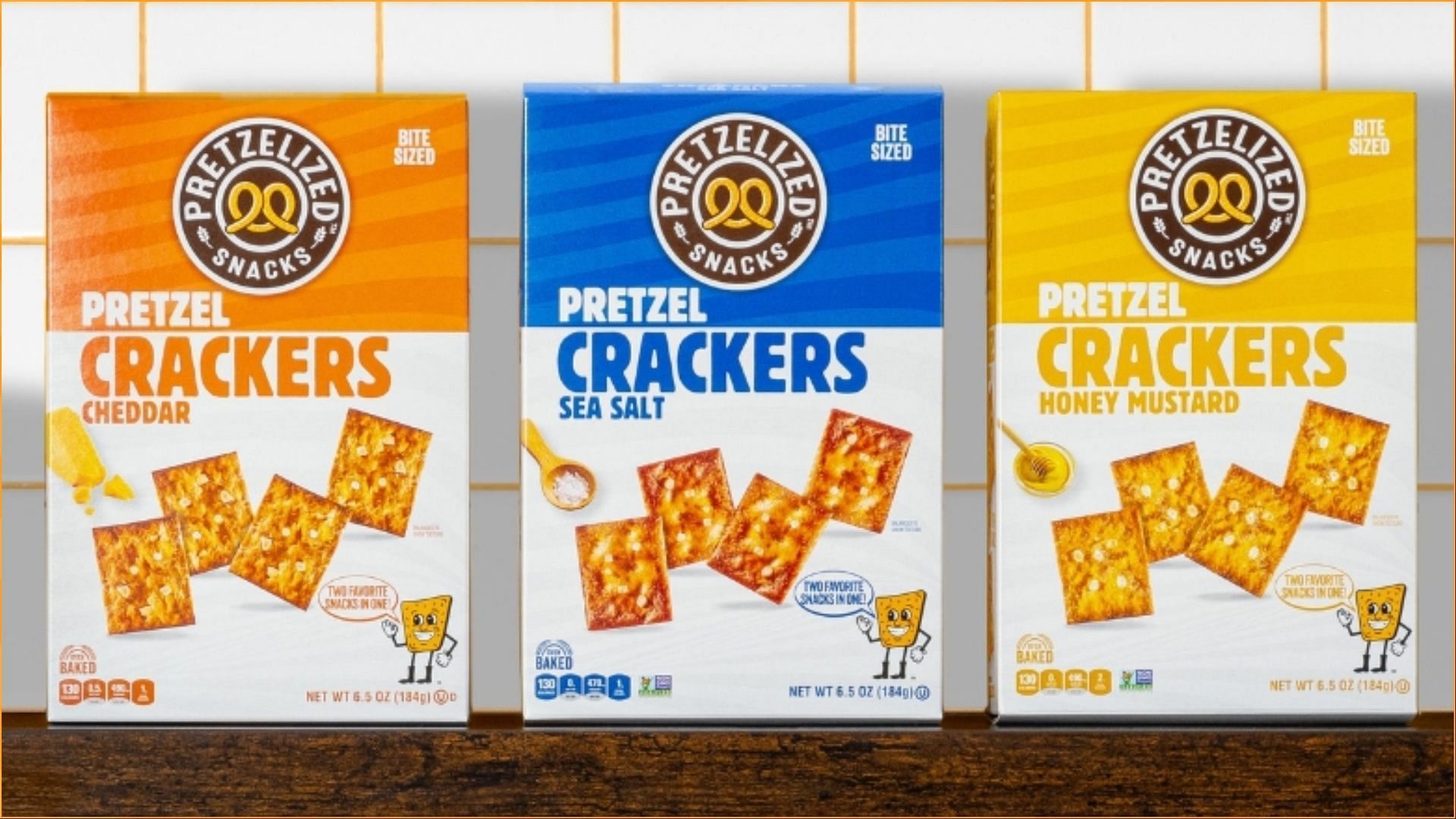 7 Mile Brands&#039; new venture introduced Pretzel Pita Chips and Pretzel Crackers products (Image via P. / 7 Mile Brands)