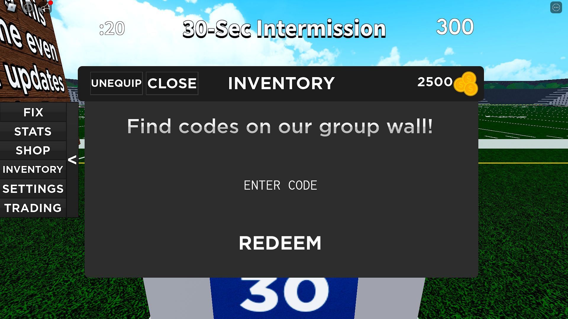 Active codes for Mossed (Image via Roblox)