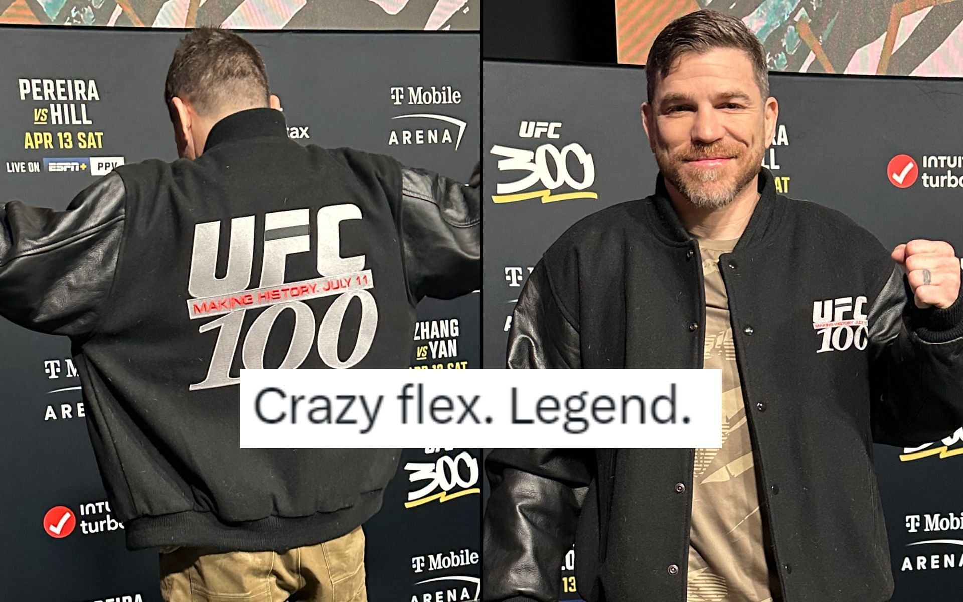 Jim Miller showed up to UFC 300 media day in style. [Image via @MikeBohn on X]