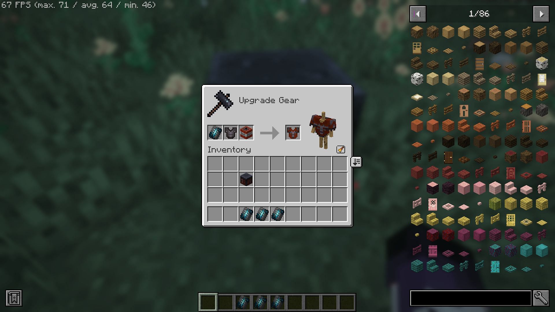 There are really no limits to what can be used as a trim (Image via Mojang)