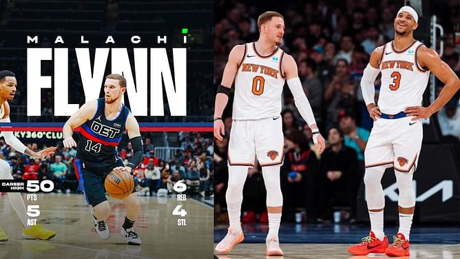 "Evil Donte went crazy": Josh Hart lauds Malachi Flynn's 50-point game with comical monicker