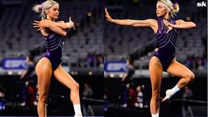 Watch: Paul Skenes' girlfriend Olivia Dunne showcases stellar dance moves in dark purple leotard with silver accents