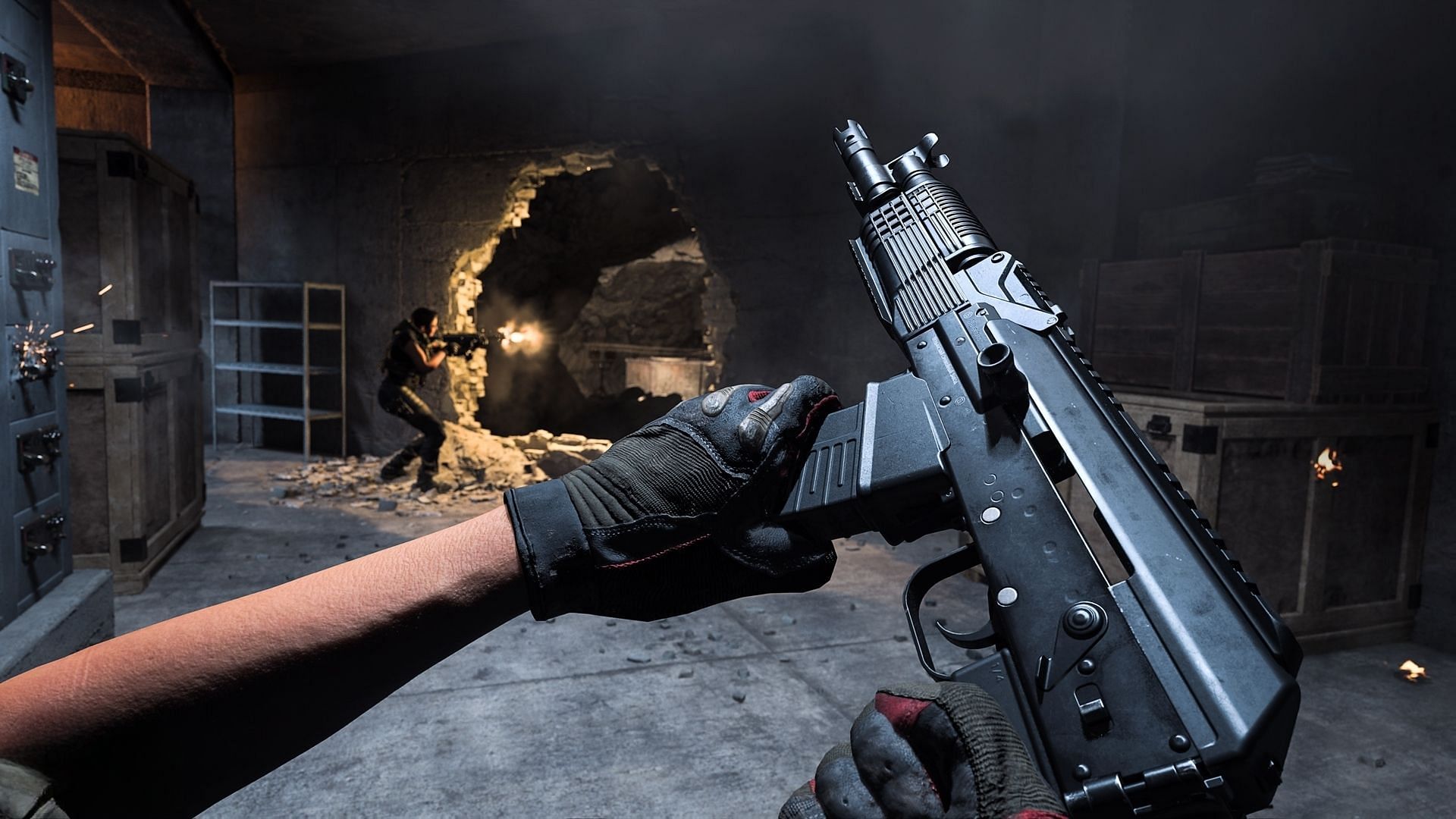 An Operator reloading the KV Broadside in Modern Warfare 3