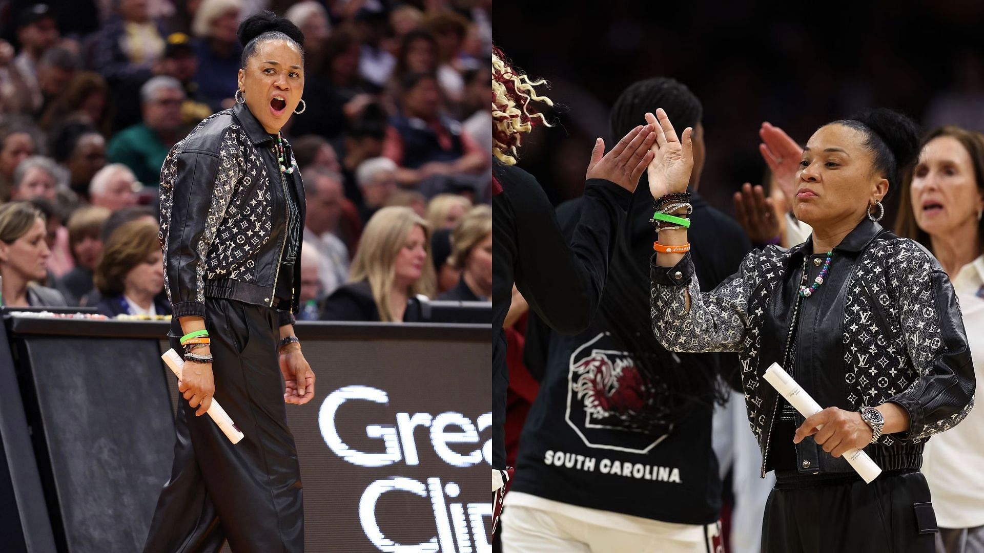 What did Dawn Staley wear today?