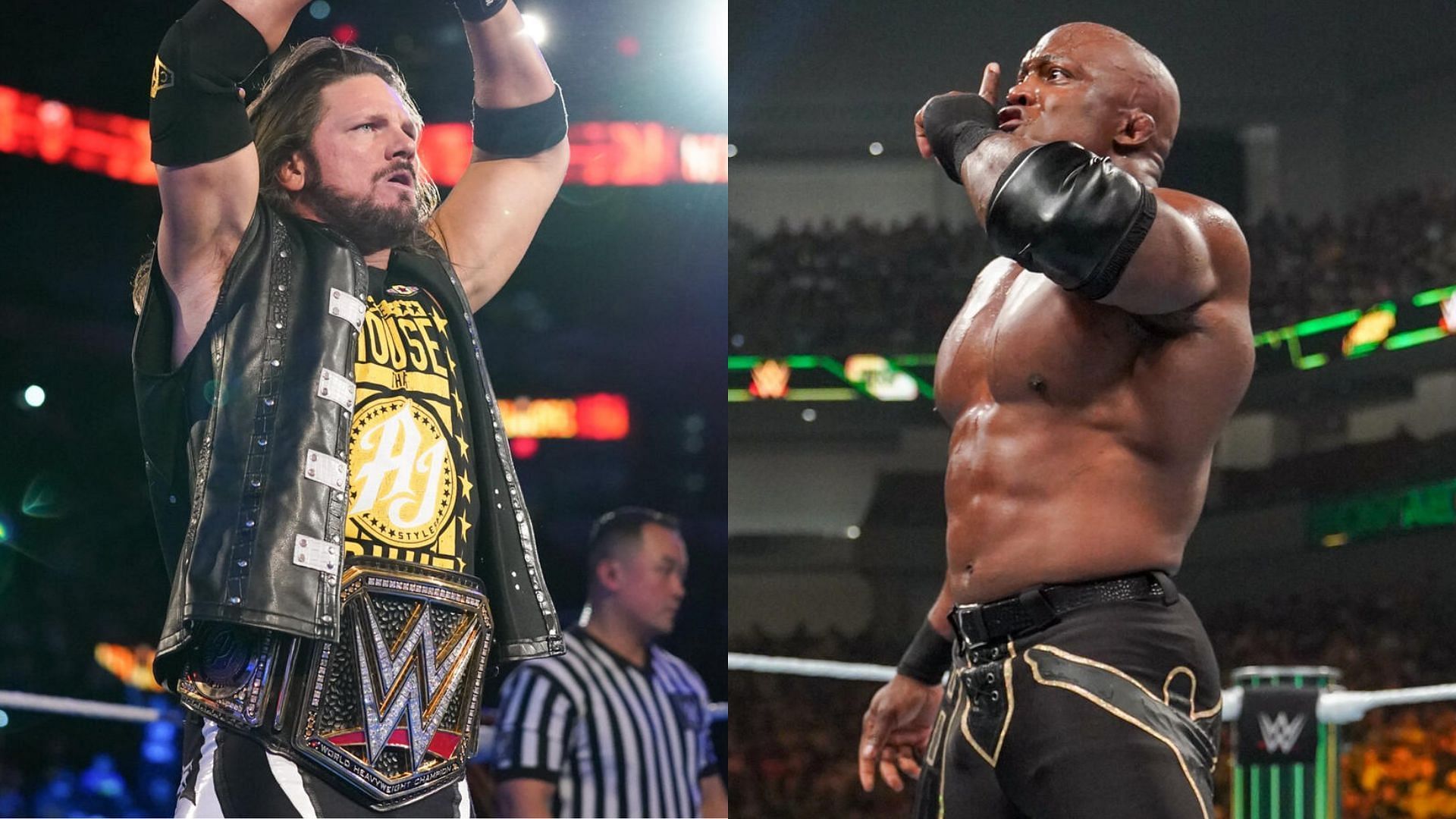 AJ Styles and Bobby Lashley are former WWE Champions (Credit: WWE)