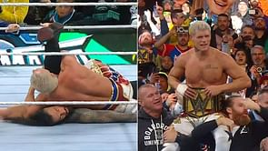 Female WWE star spotted crying after Cody Rhodes defeated Roman Reigns at WrestleMania XL