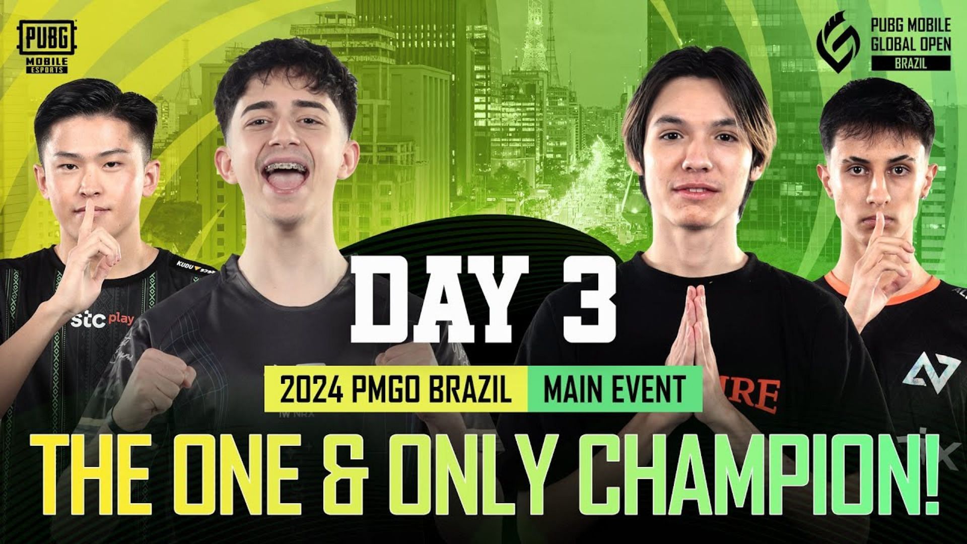 Day 3 of PMGO 2024 Main Event will be organised on April 7 (Image via PUBG Mobile)