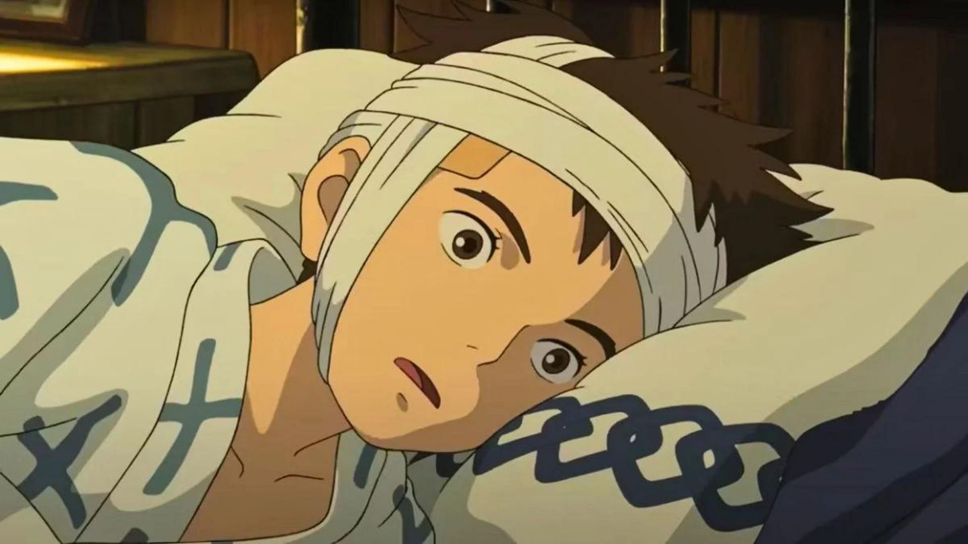 Mahito Maki, as seen in the anime movie (Image via Studio Ghibli)