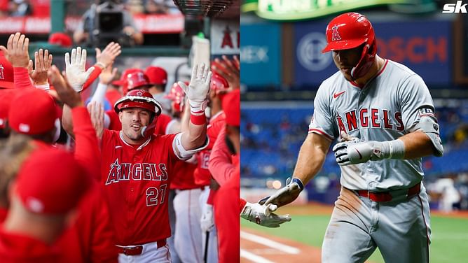 Watch: Mike Trout launches his 7th home run powering Angles to triumph over Rays