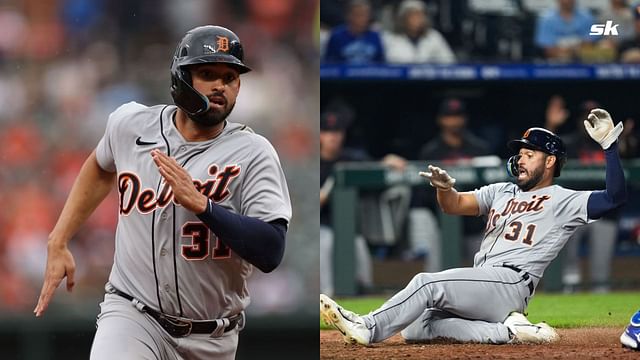 We were worried about them being see-through" - Fans troll MLB's new  uniforms as Tigers outfielder Riley Greene tears pant leg open on slide