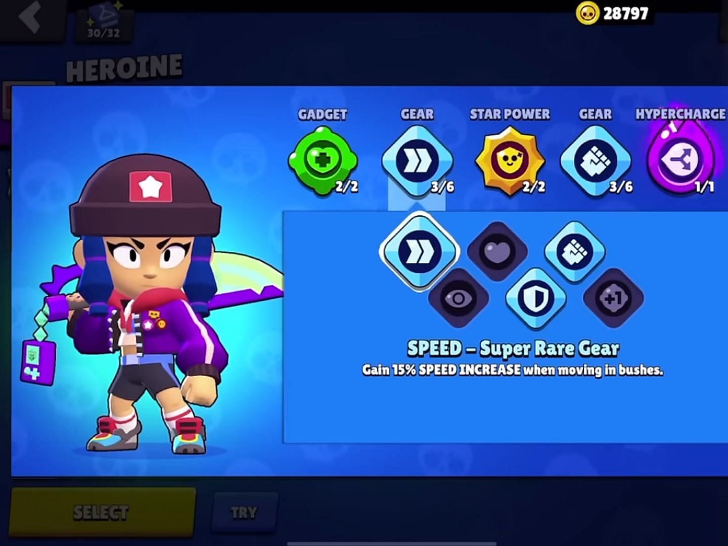 Speed Gear for Bibi (Image via Supercell)