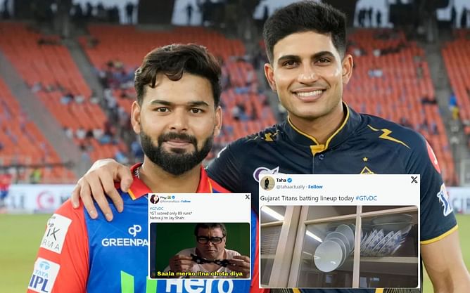 "GT bowlers and RCB batters should join hands to make a team"- Top 10 funny memes as DC bundle out GT for 89 in IPL 2024