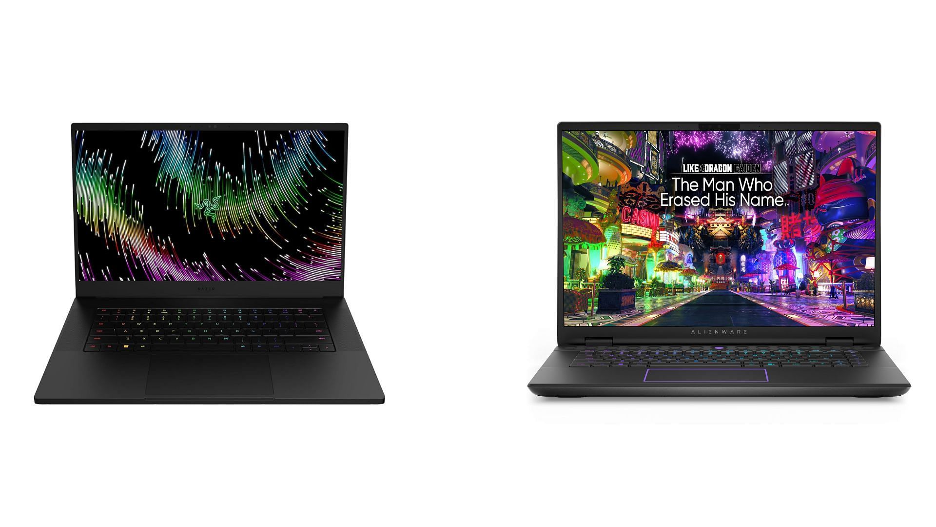 Both laptops feature top-of-the-line specifications (Image via Razer and Dell)