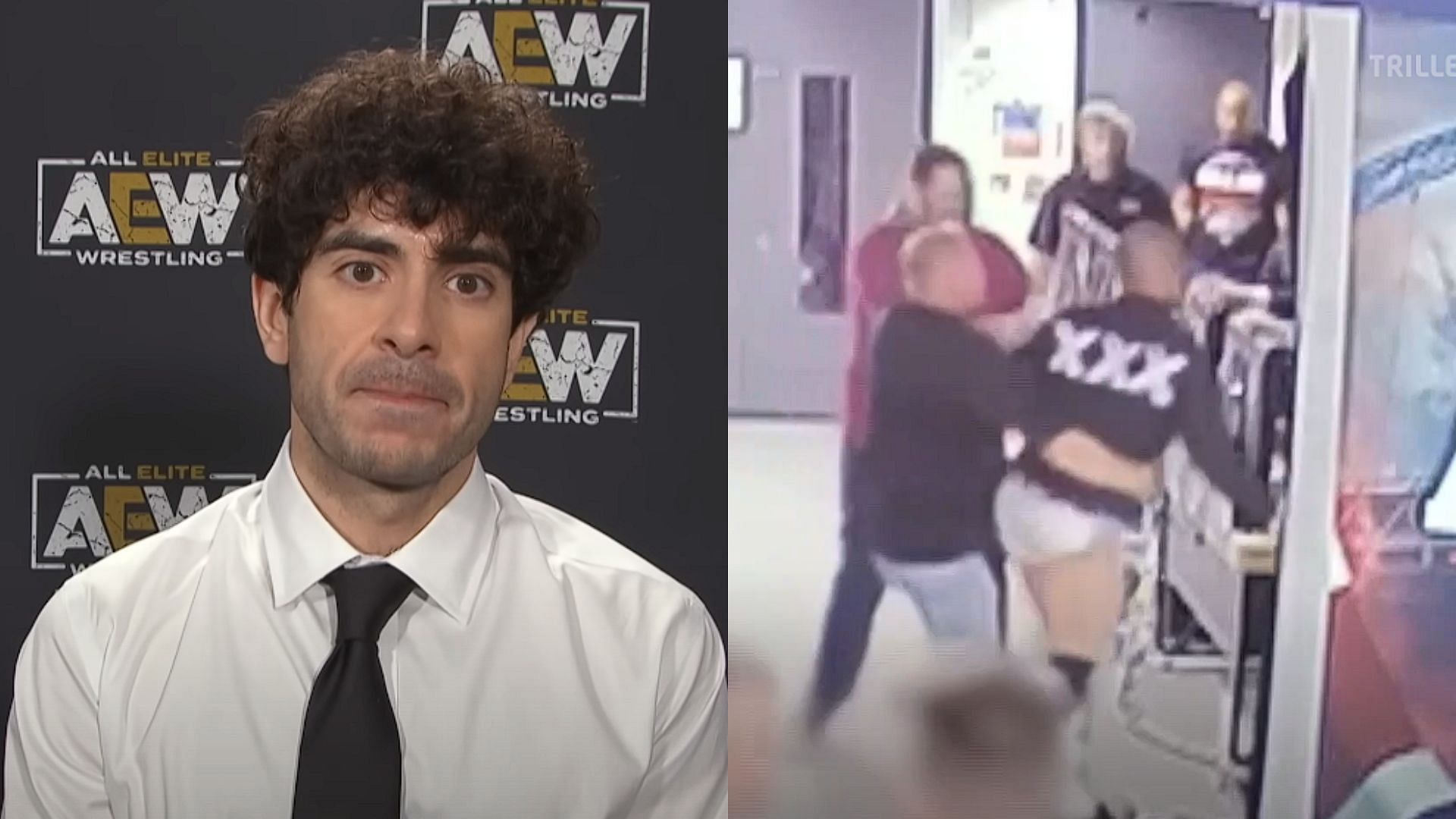 Tony Khan was involved in the backstage incident at All In [Photos courtesy of AEW