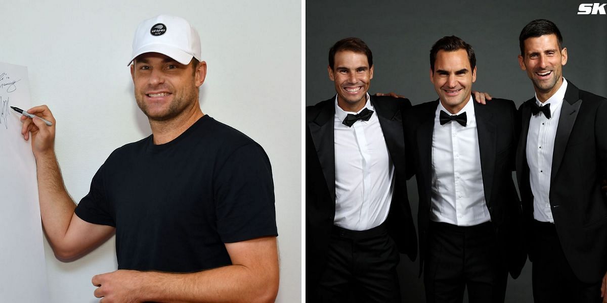 Andy Roddick (left) has 11 combined victories over the Big Three