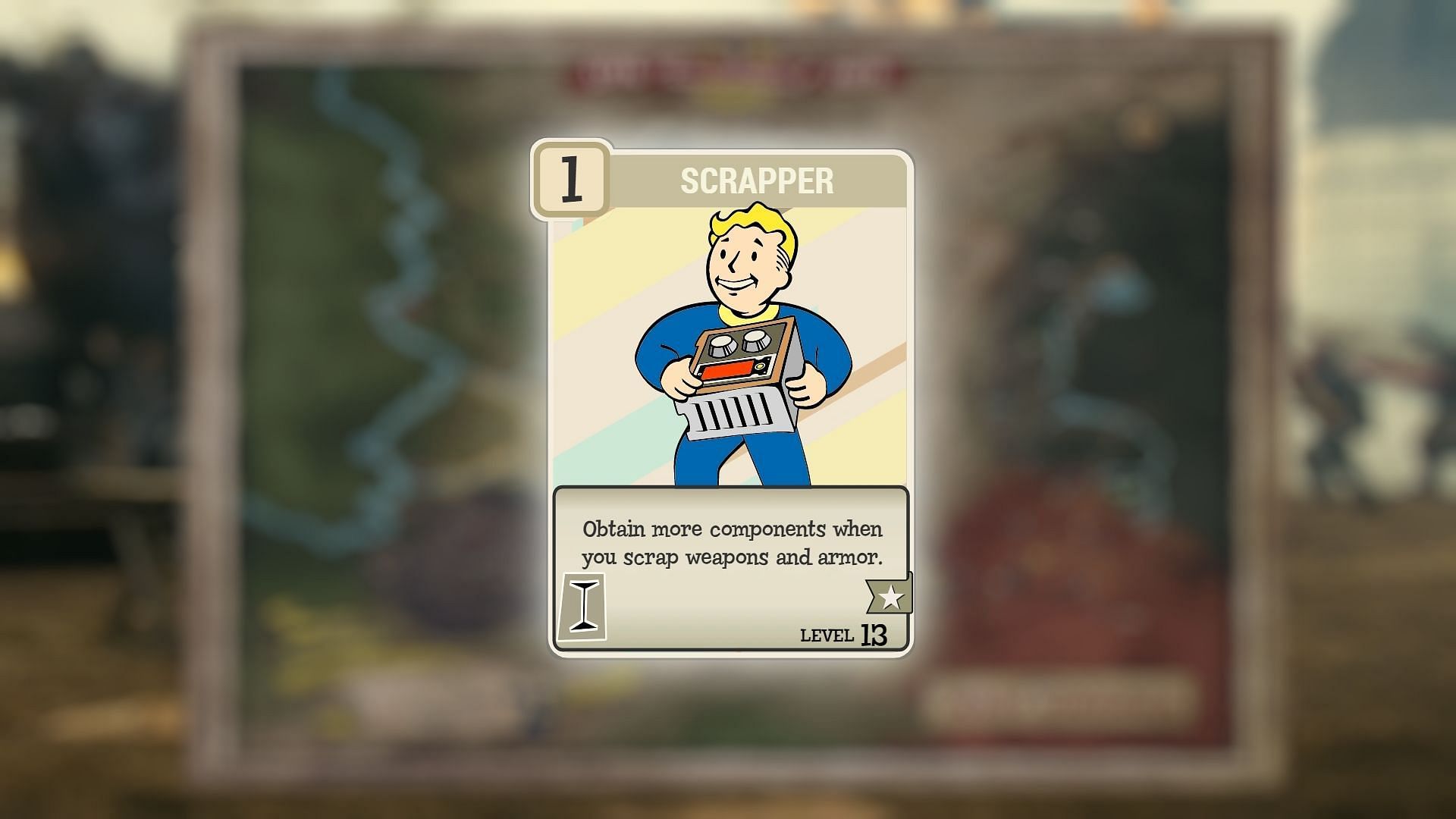 The Scrapper perk in-game (Image via Bethesda Game Studios)