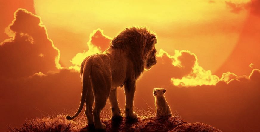 Mufasa with Simba (Image via The Lion King/Facebook)