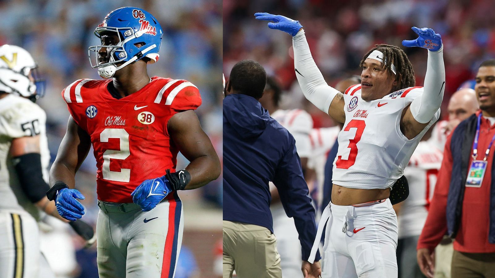 Ole Miss standouts Cedric Johnson and Daijahn Anthony are likely NFL Draft selections.