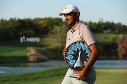 Sensational final-hole eagle propels Indian golfer Veer Ahlawat to joint second spot in Hero Indian Open