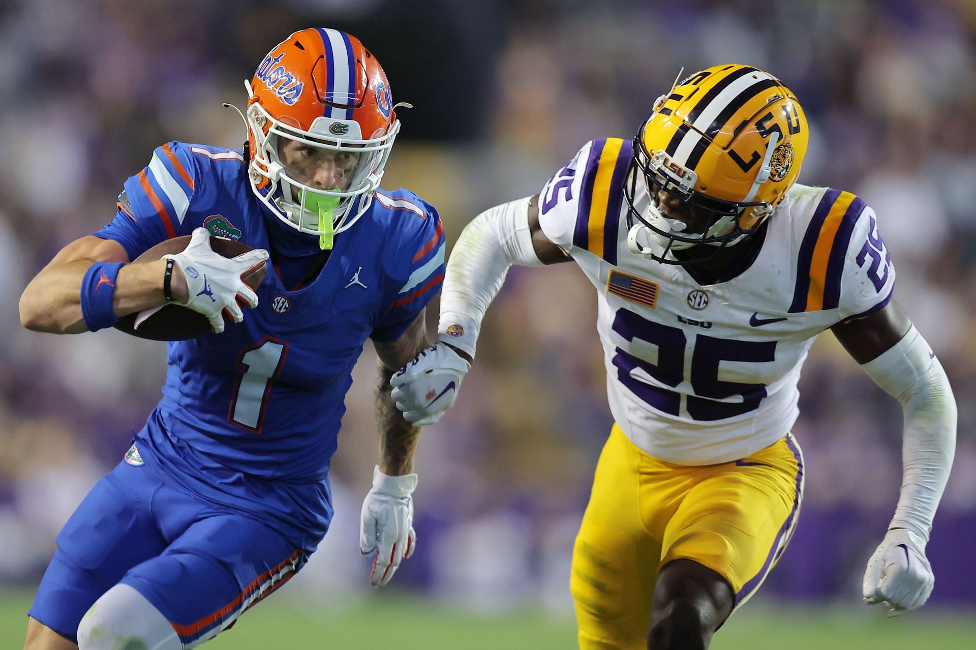 Ricky Pearsall during Florida v LSU