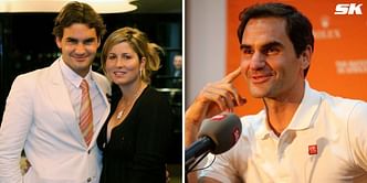 "She saw me throwing a racket, she was like 'What's wrong with this guy?'" - When Roger Federer's wife Mirka 'mocked' him after their 1st ever meeting