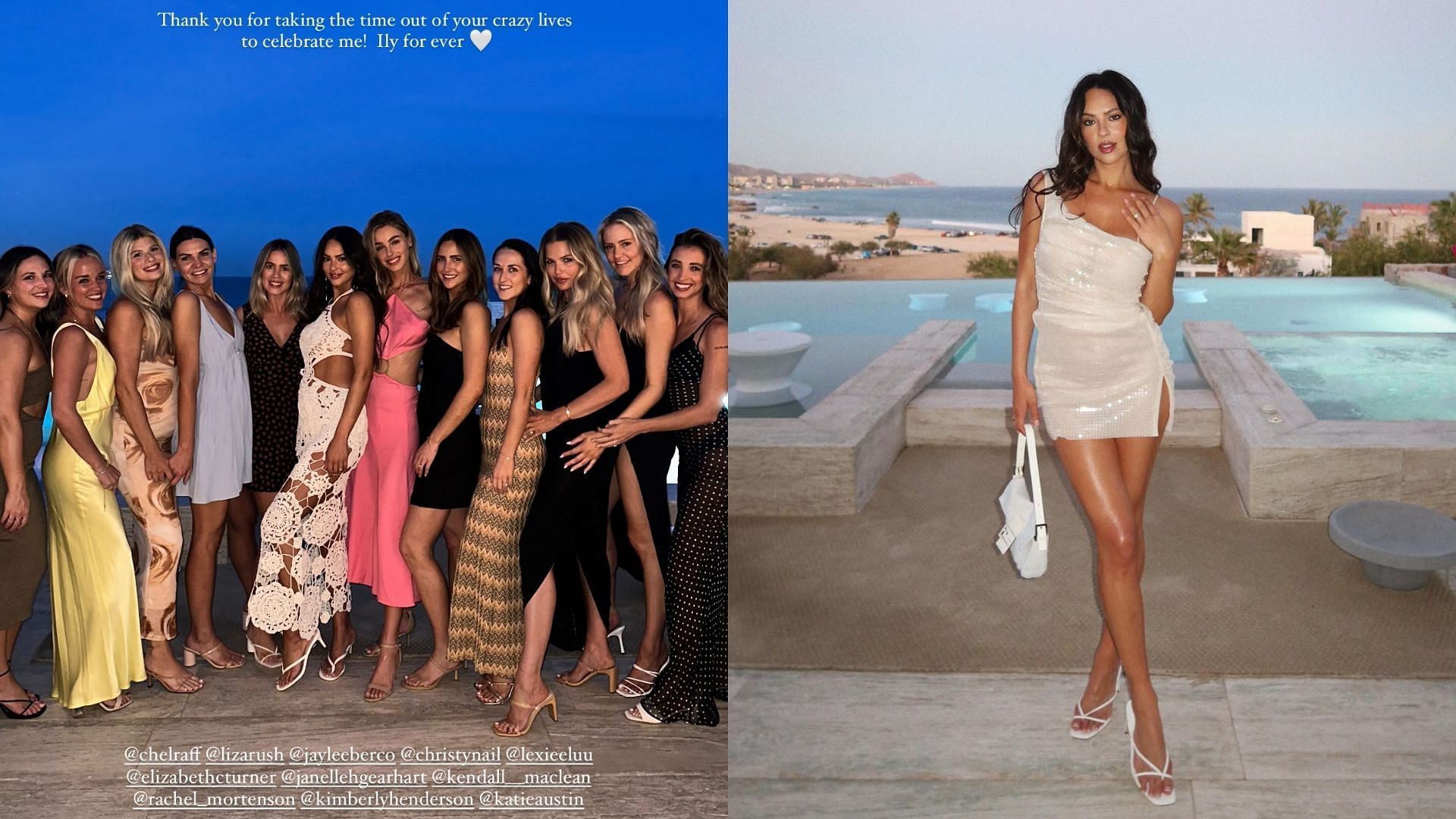 Christen Harper shared photos from her bachelorette party in Cabo San Lucas, Mexico.