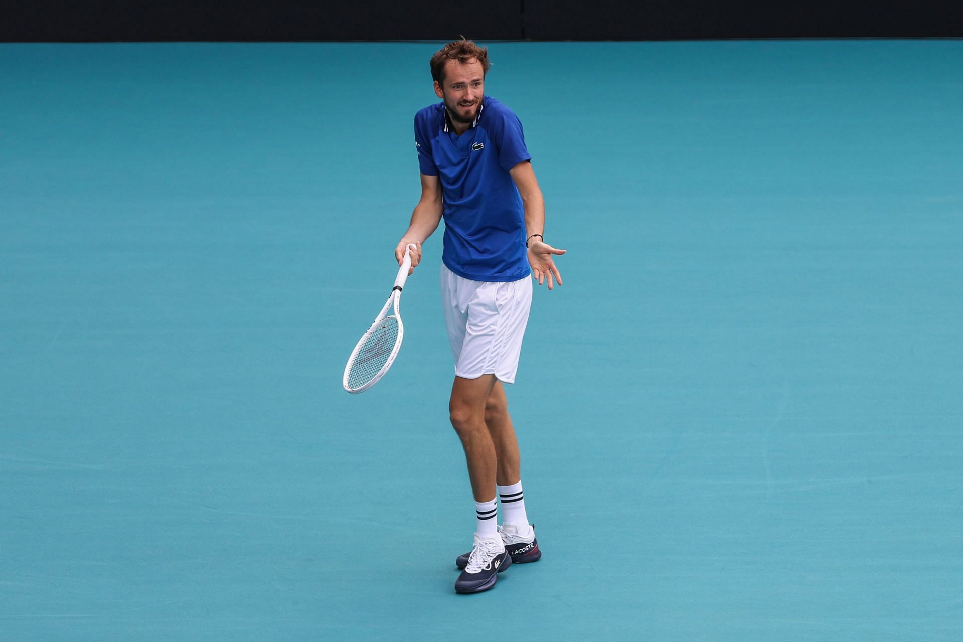 Daniil Medvedev pictured at the Miami Open 2024