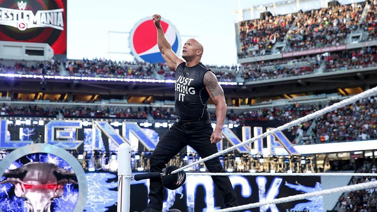 The Rock Wrestlemania Record and Appearances