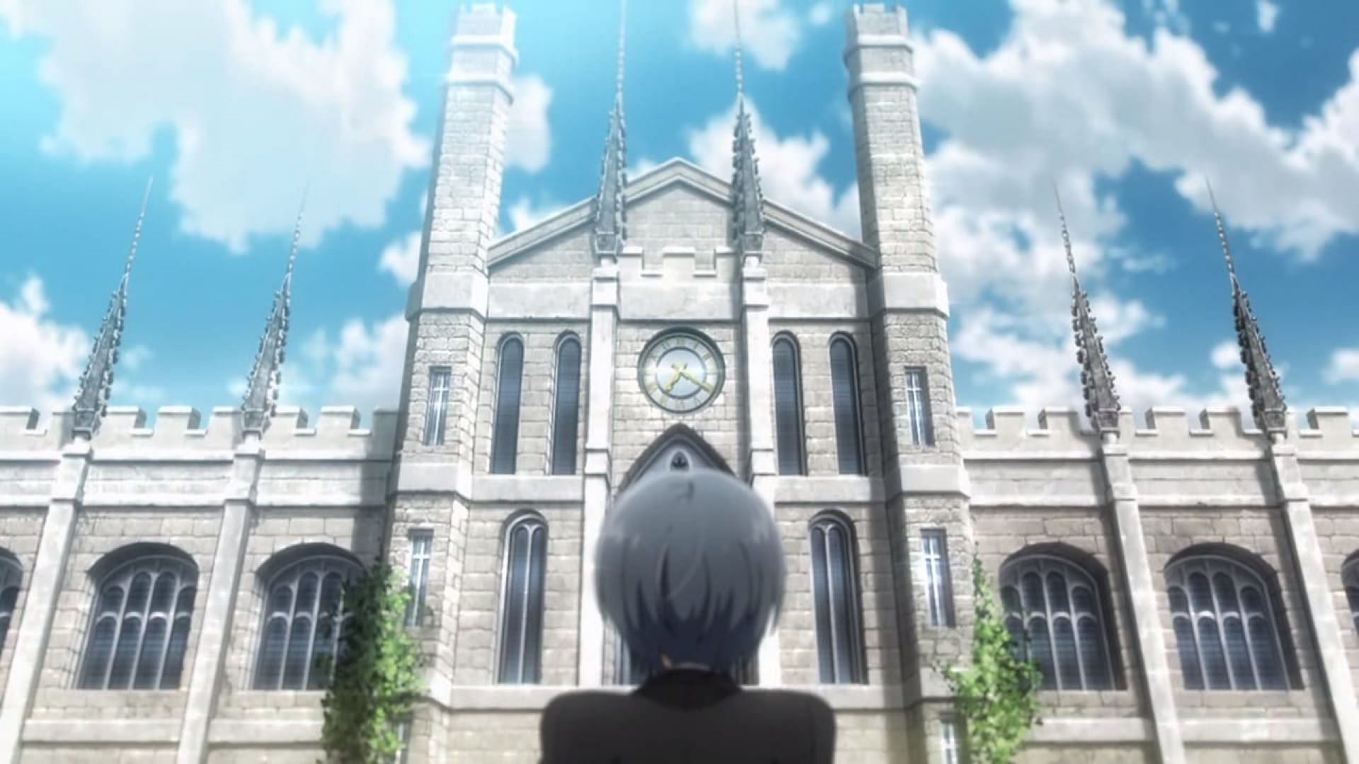 Weston College, as seen in the anime (Image via CloverWorks)