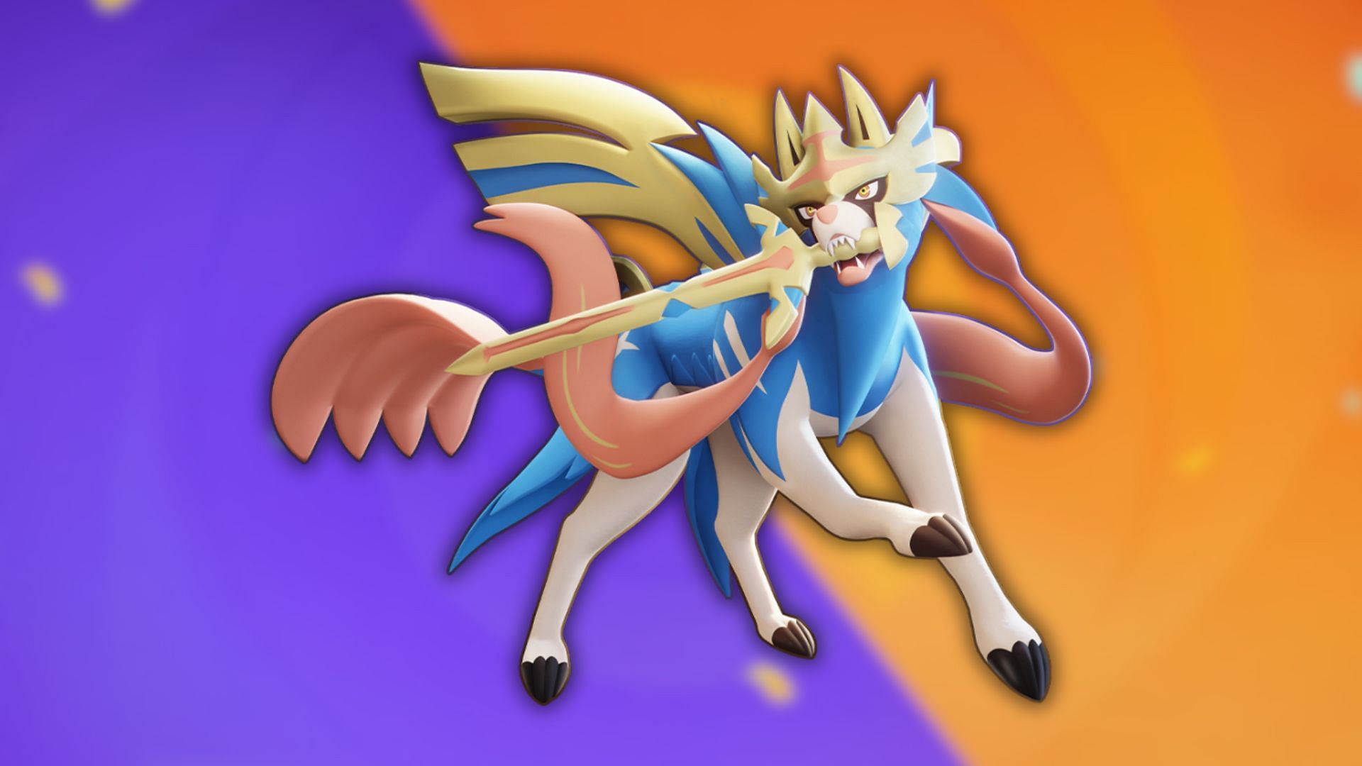 Zacian in the game (Image via The Pokemon Company)