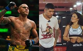 Nina-Marie Daniele discloses how Alex Pereira kept his broken toe a secret while filming sparring session