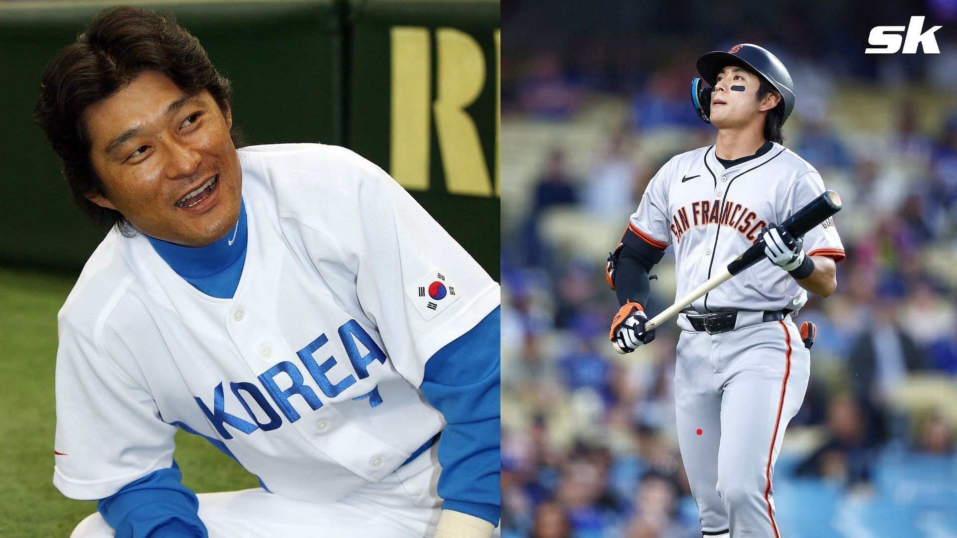 WATCH: Giants CF Jung Hoo Lee's father receives rousing standing ...