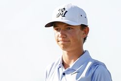 What is Miles Russell's amateur golf ranking? 15-yo record maker's rank explored