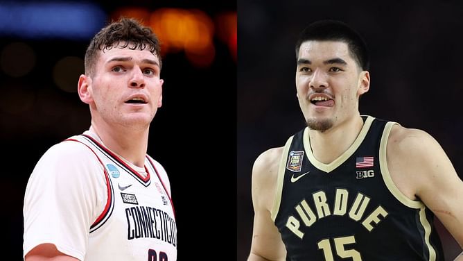 Top 10 hilarious Zach Edey-Donovan Clingan memes cracking up the internet ahead of national championship showdown