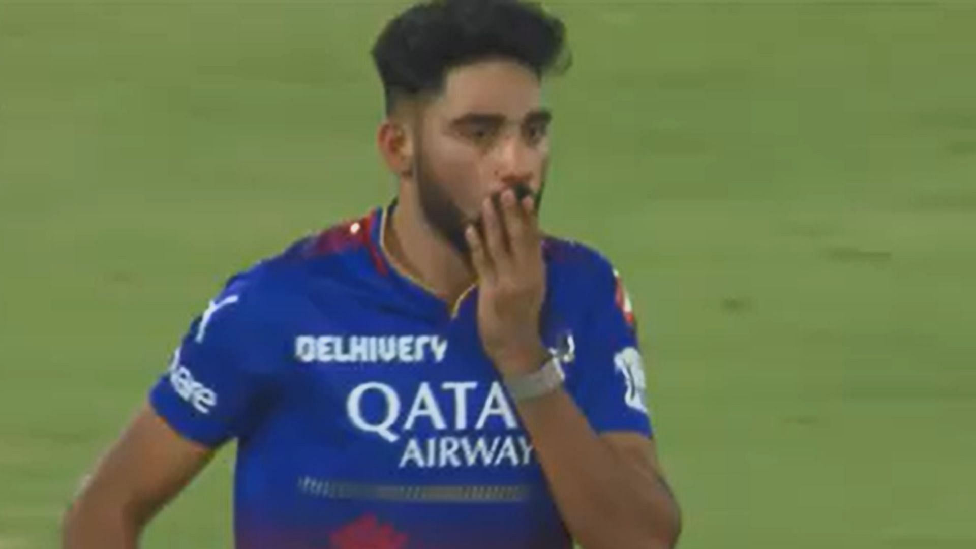 Mohammed Siraj surprised himself with a fine catch