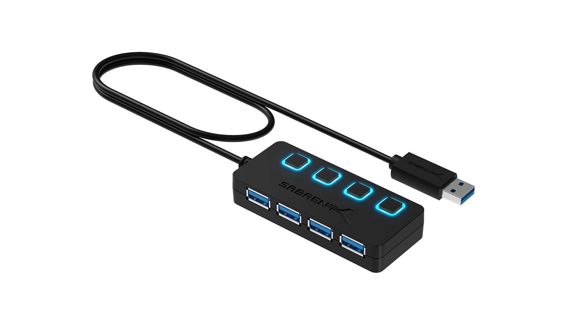 USB hubs can be used to connect additional accessories (Image via Amazon/Sabrent)