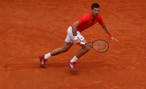 Novak Djokovic at the 2024 Monte-Carlo Masters.