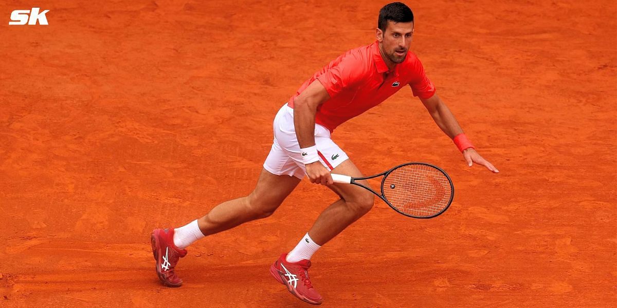 Novak Djokovic defeats Roman Safiullin.