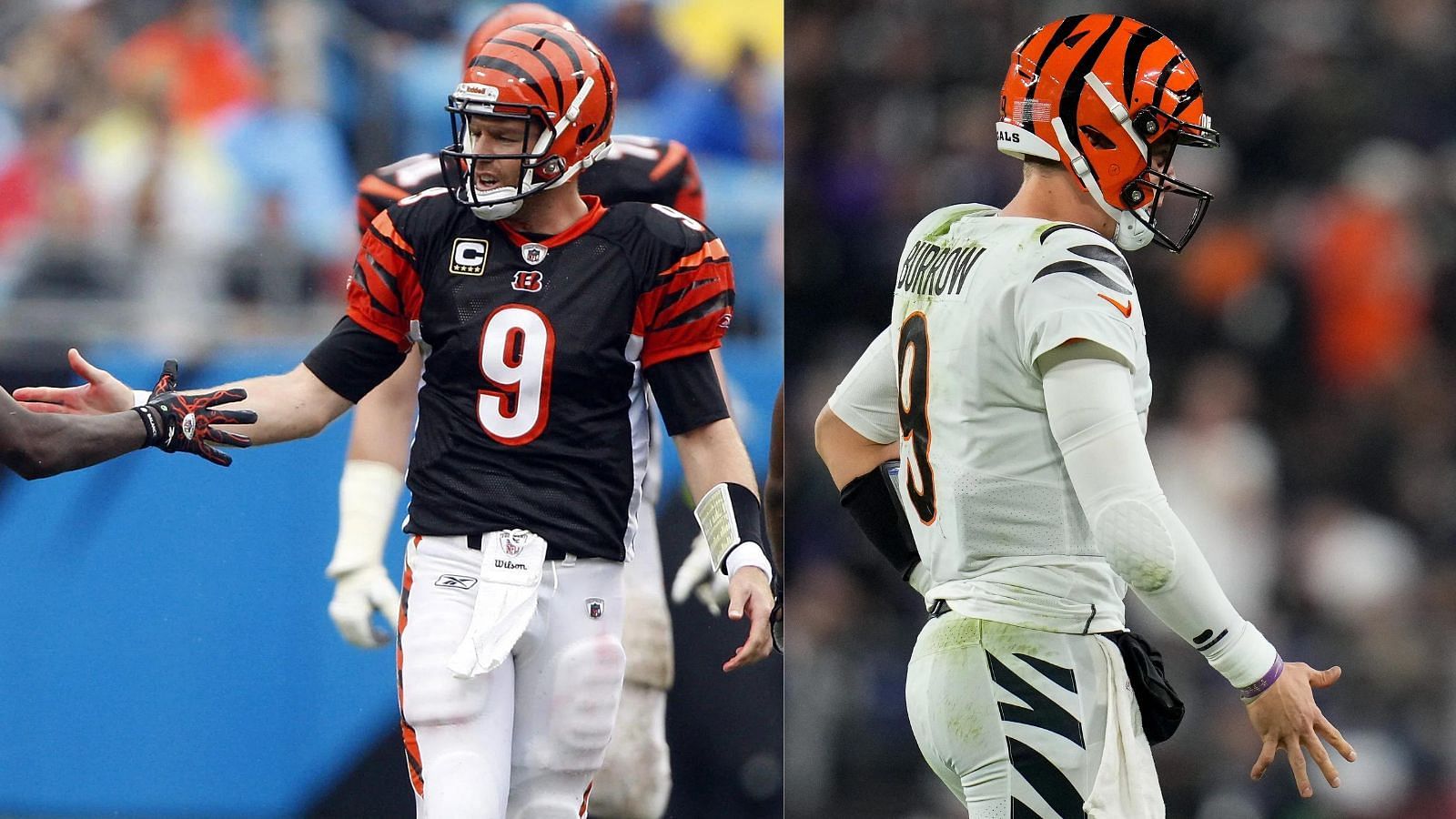 Cincinnati Bengals QBs Carson Palmer and Joe Burrow each won Heisman Trophys and were chosen No. 1 in the NFL Draft.