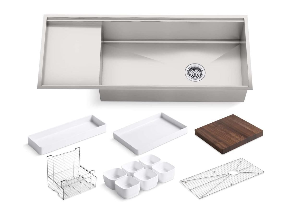 Kohler Stages 45-Inch Smart Divide Sink (Image via Amazon)