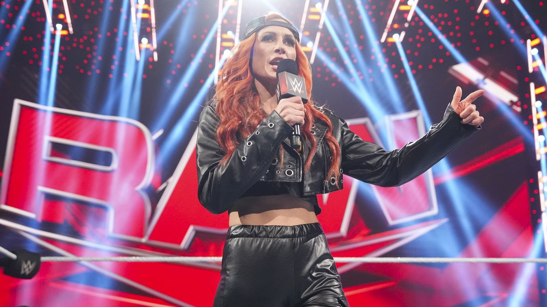 Becky Lynch speaks to the WWE Universe on RAW