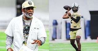 “Make it a little quicker”: $45M worth Deion Sanders asks son Shedeur to conjure his instincts during Colorado's intense training session
