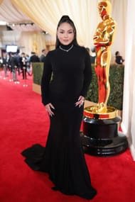 Vanessa Hudgens attends the 96th Annual Academy Awards.