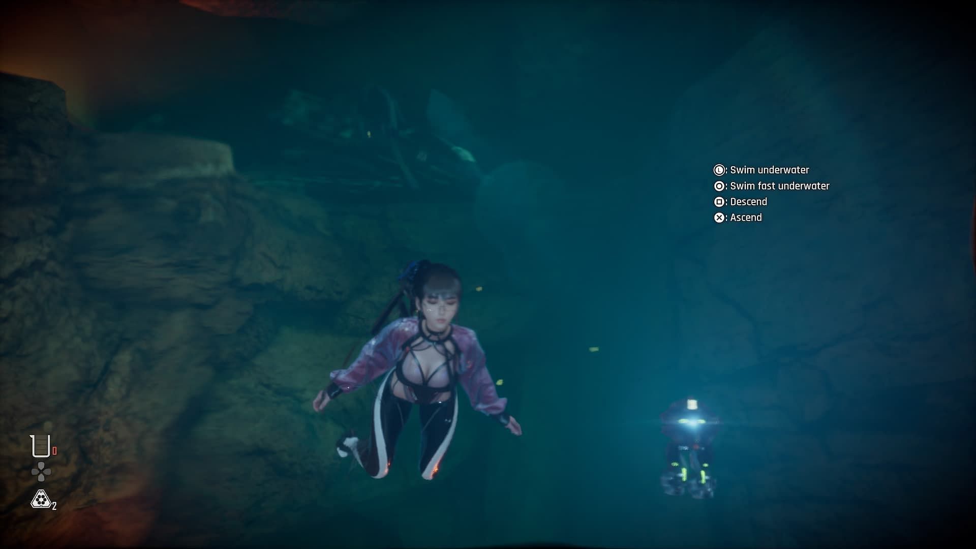 Exploring underwater sections in Stellar Blade (Image via Sony Interactive Entertainment)