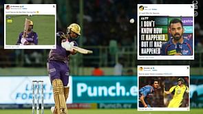 "Narine becomes Gayle under Gautam Gambhir" - Twitter reacts to KKR opener's carnage vs DC IPL 2024