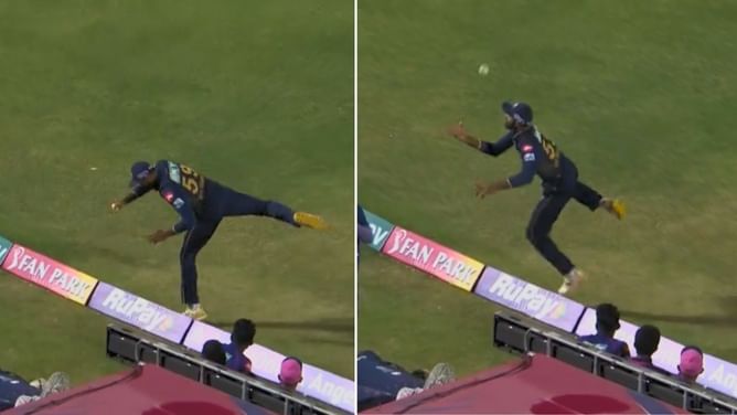 [Watch] Vijay Shankar shows incredible reflexes to complete acrobatic catch of Riyan Parag during RR vs GT IPL 2024 match