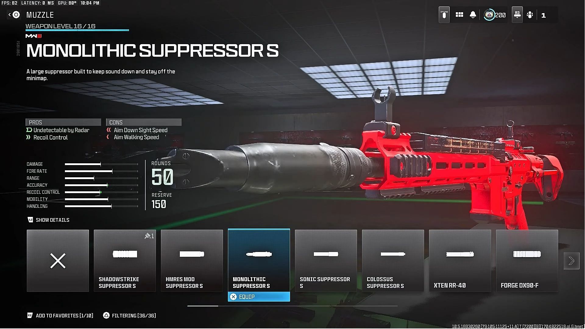 Monolithic Suppressor S as an attachment of the best FSS Hurricane loadout (Image via YouTube/@shaze)