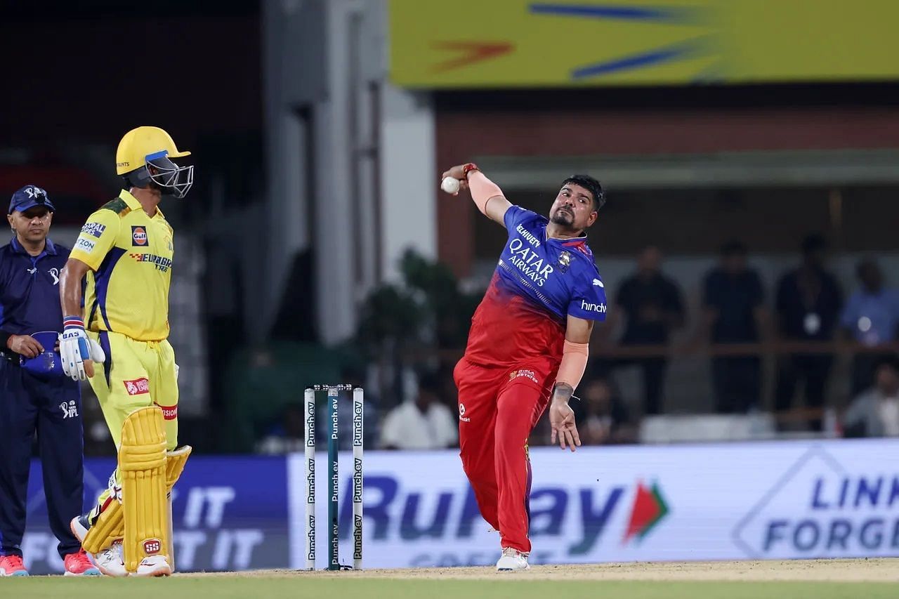 Karn Sharma was dropped after RCB&#039;s opening game against CSK. [P/C: iplt20.com]